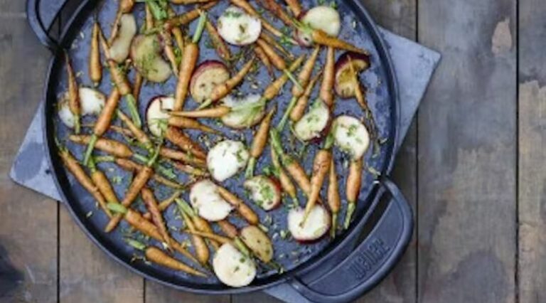 גזר גמדי עם אניס ואפרסקים